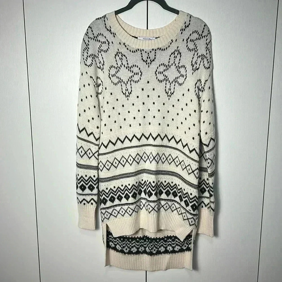 Thakoon Collective hi low sweater tunic merino wool blend size s - Picture 1 of 12
